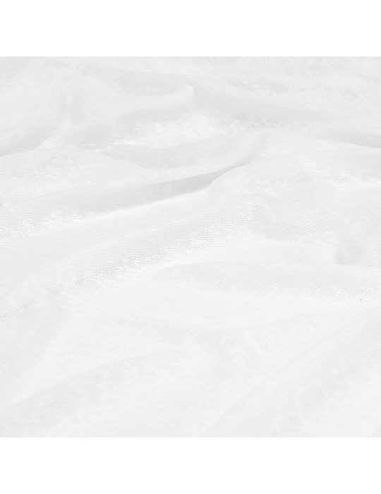 Coupon habillement polyester 3 mètres blanc