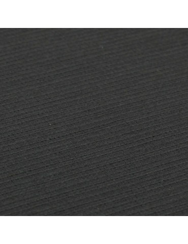 Coupon habillement polyester / élasthanne 300 cm noir