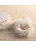 Plumes au mètre marabout blanc