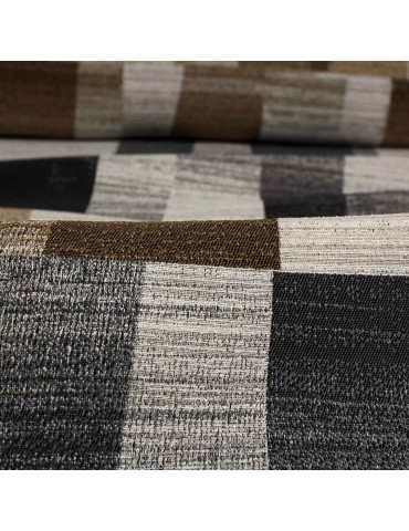 Tissu jacquard jaune/
