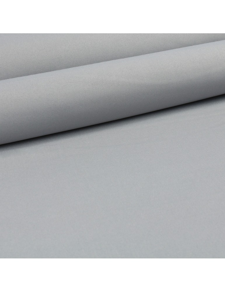 Tissu polyester souple uni gris Tissu polyester souple uni gris