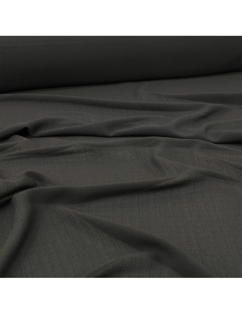 Tissu crêpe noir Tissu crêpe noir
