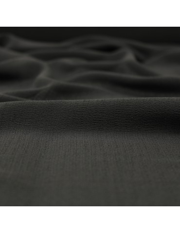 Tissu crêpe noir