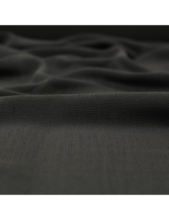Tissu crêpe noir