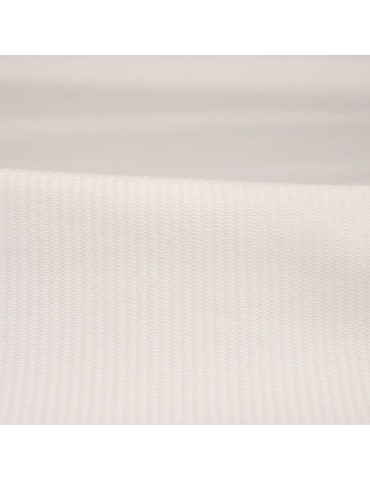 Toile d'ameublement polyester/coton blanc