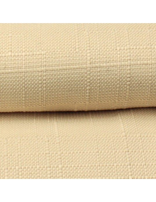 Coupon ameublement antitaches 160 cm de largeur beige