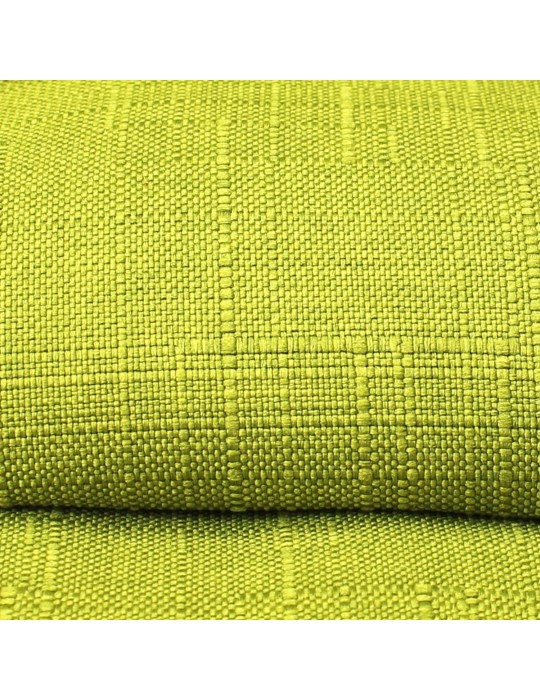 Coupon ameublement antitaches 160 cm de largeur vert