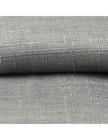 Coupon ameublement antitaches 160 cm de largeur gris