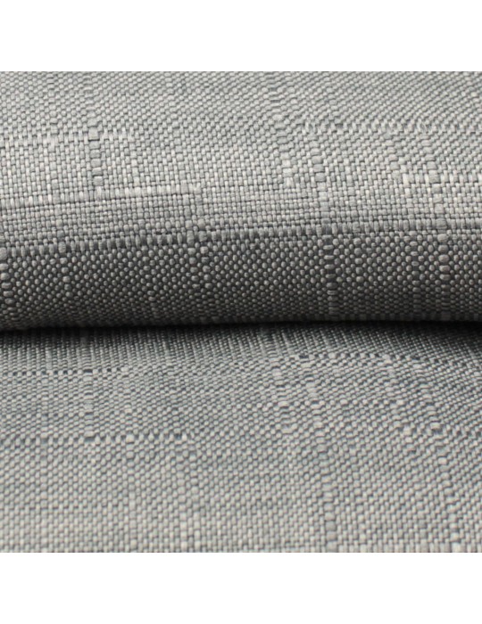 Coupon ameublement antitaches 160 cm de largeur gris