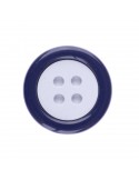 Bouton clown 2 éléments bleu/blanc Bouton clown 2 éléments bleu/blanc