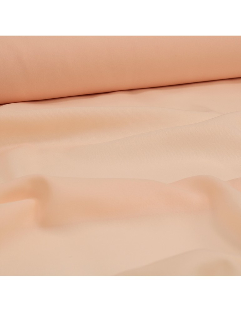 Tissu crêpe rose