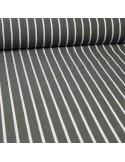 Tissu d'habillement à rayures noir