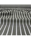 Tissu d'habillement à rayures noir