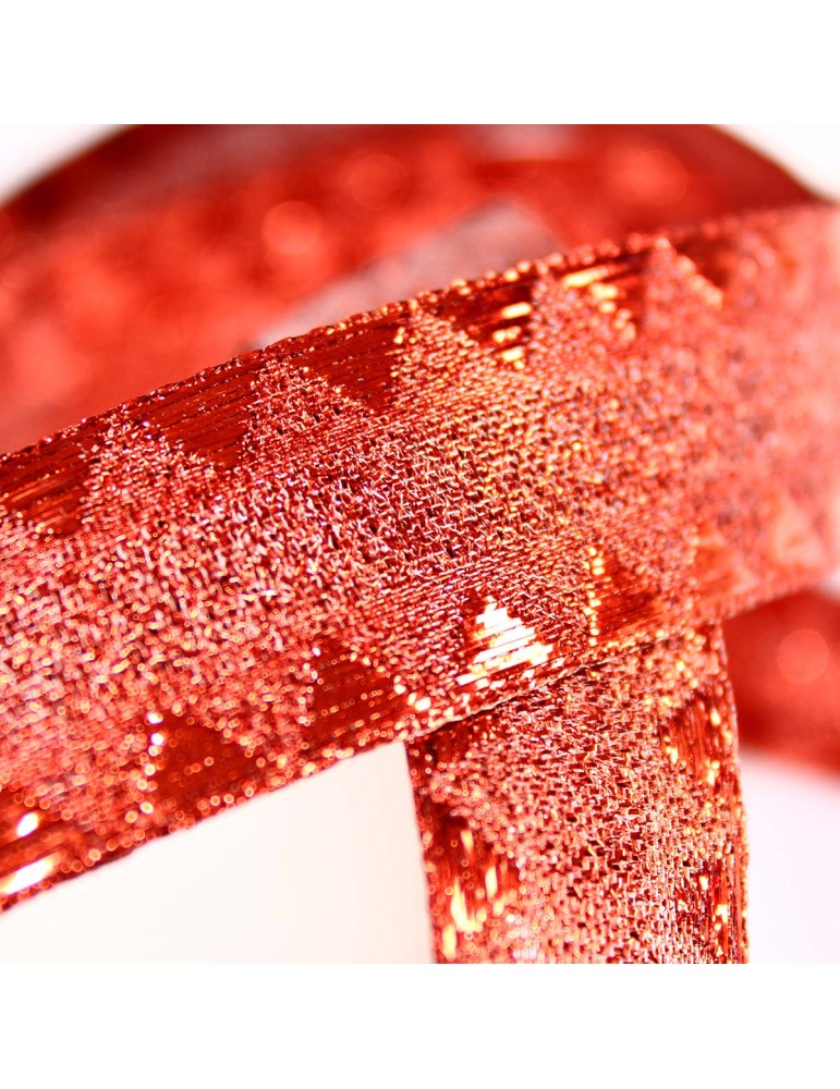 Ruban métal rouge Ruban métal rouge