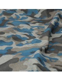 Coupon lainage habillement 3 mètres camouflage bleu Coupon lainage habillement 3 mètres camouflage bleu