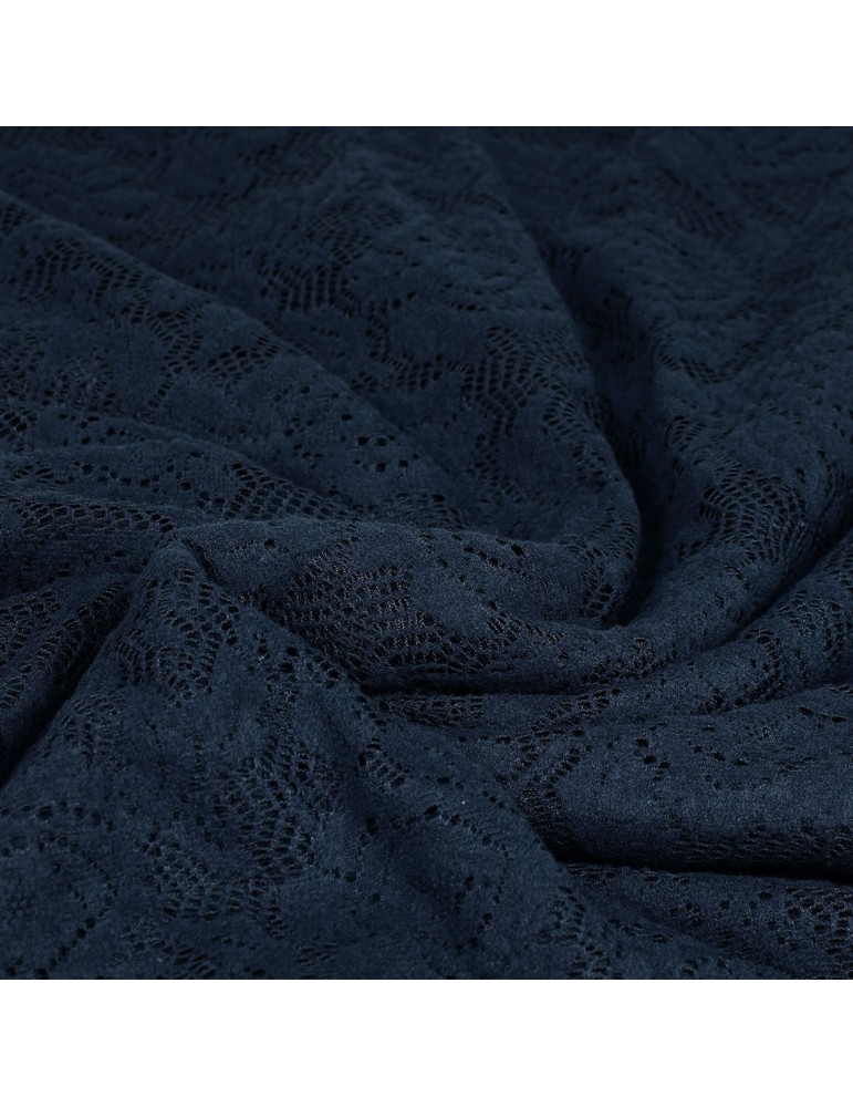 Coupon d'habillement 3 mètres polyester bleu