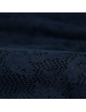 Coupon d'habillement 3 mètres polyester bleu