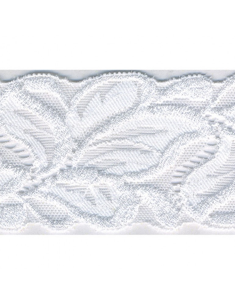 Dentelle élastique 165 mm blanc Dentelle élastique 165 mm blanc