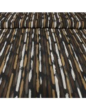 Tissu mousseline imprimé beige Tissu mousseline imprimé beige