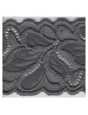 Dentelle élastique 165 mm gris