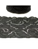 Dentelle élastique 165 mm noir