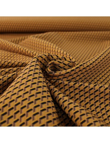 Tissu bengaline imprimé noir