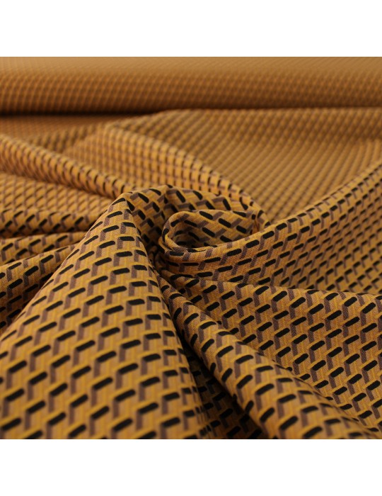 Tissu bengaline imprimé noir