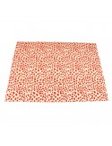 Coupon simili imprimé 50 x 70 cm rouge