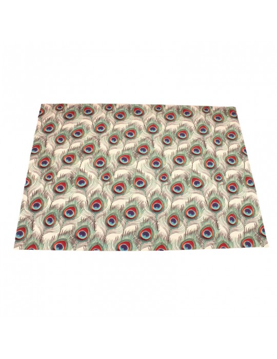 Coupon simili imprimé 50 x 70 cm multicolore