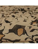 Tissu mousseline imprimé beige Tissu mousseline imprimé beige