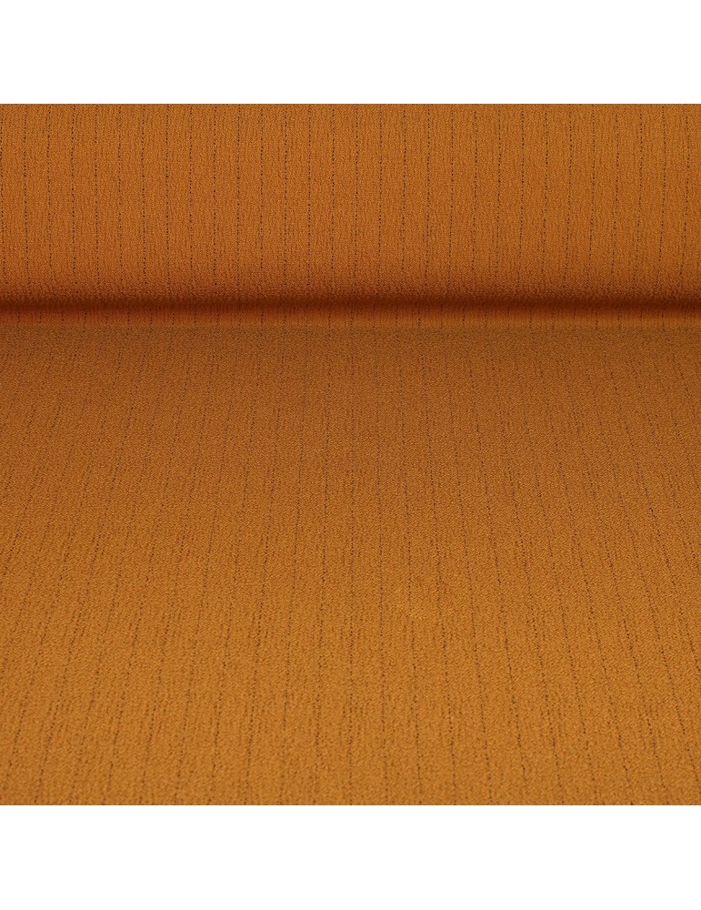 Tissu crêpe orange