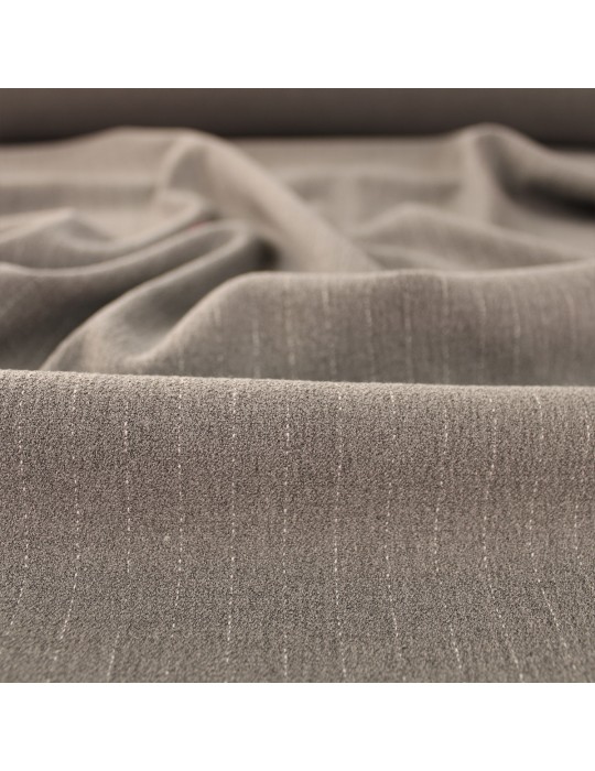 Tissu crêpe gris