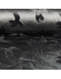 Tissu d'habillement simili noir Tissu d'habillement simili noir