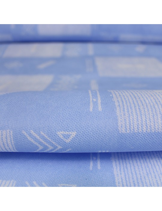 Tissu non tissé imprimé bleu