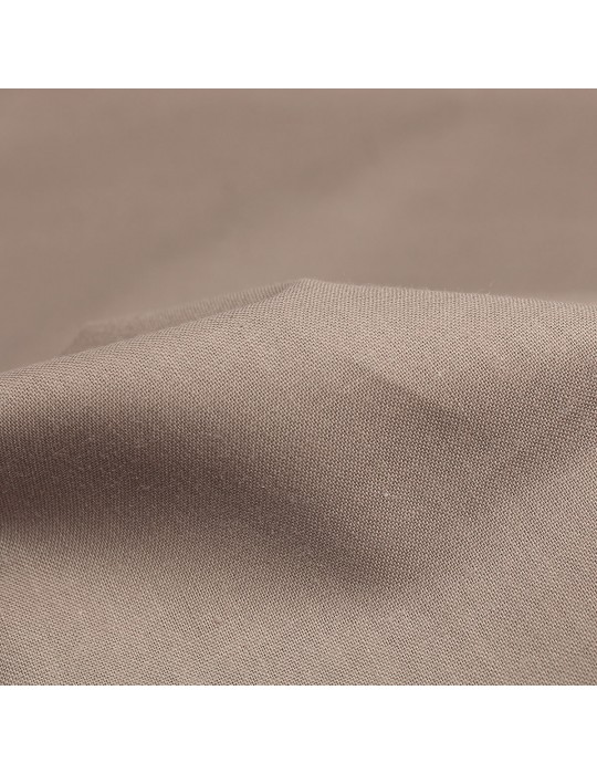 Coupon toile à drap 220 X 300 cm uni marron