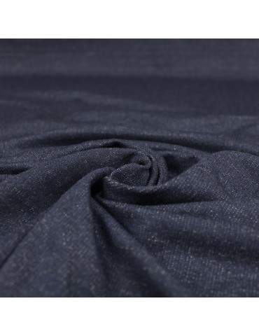 Tissu jersey viscose/élasthanne bleu