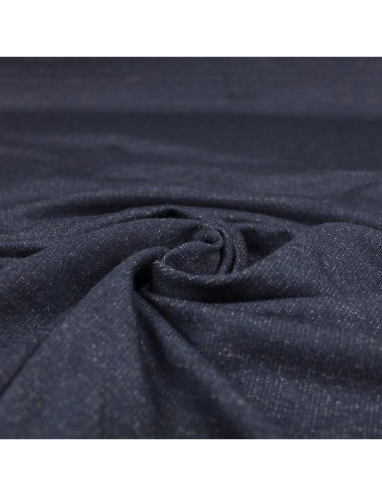 Tissu jersey viscose/élasthanne bleu