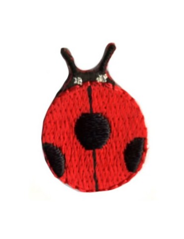 Écusson S brodé Cocinelle rouge