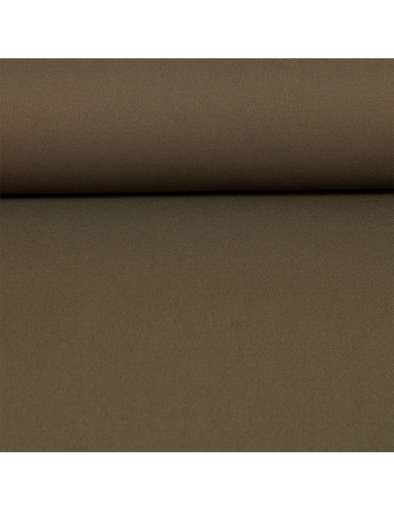 Tissu polyester crêpe taupe Tissu polyester crêpe taupe
