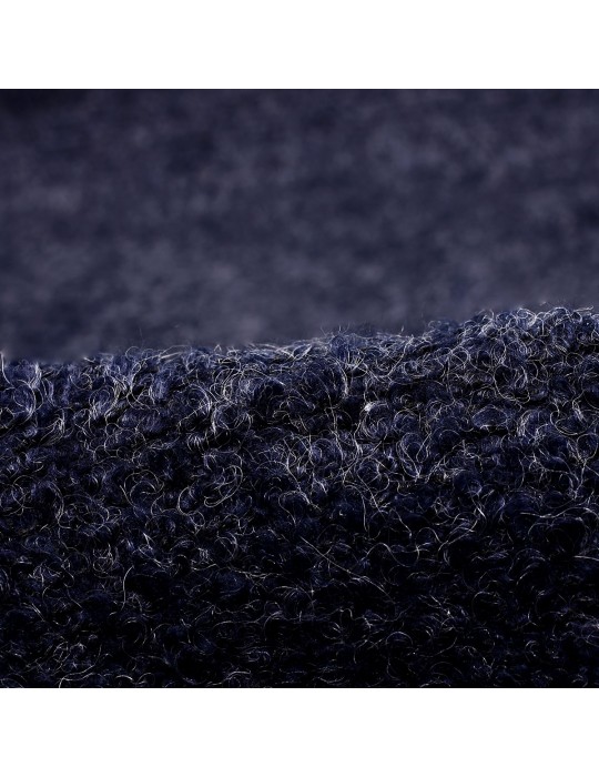 Tissu lainage uni bleu