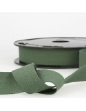 Serge coton 14 mm vert Serge coton 14 mm vert