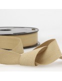 Serge coton 14 mm beige Serge coton 14 mm beige