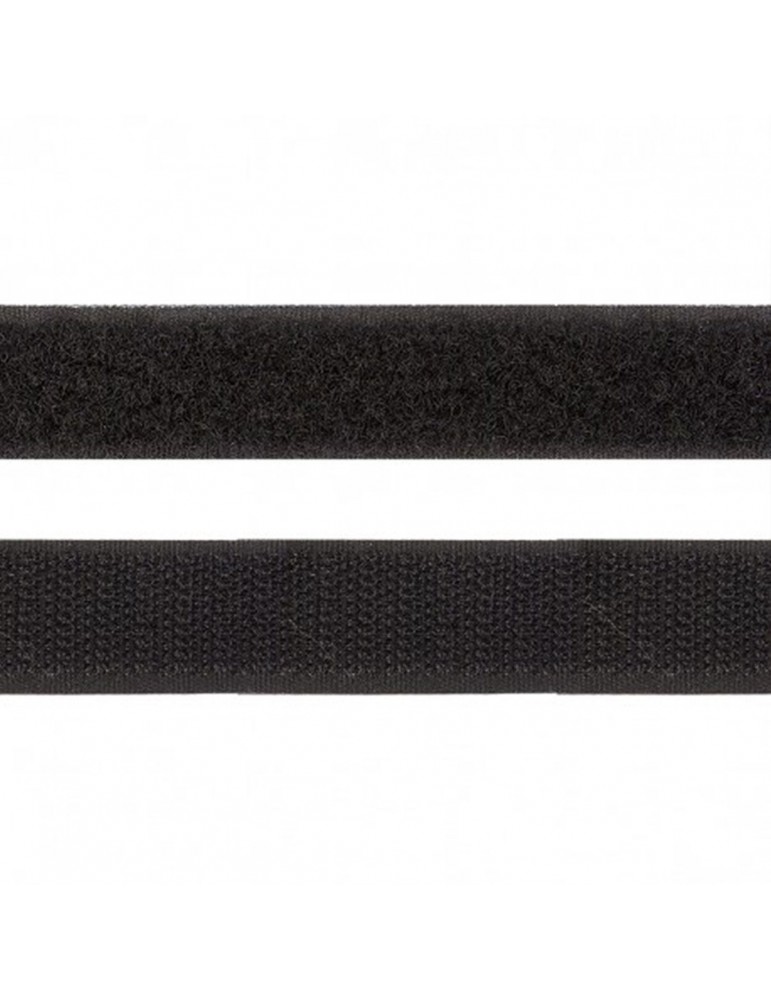 Ruban auto-agrippant à coudre noir mâle/femelle 20 mm Ruban auto-agrippant à coudre noir mâle/femelle 20 mm