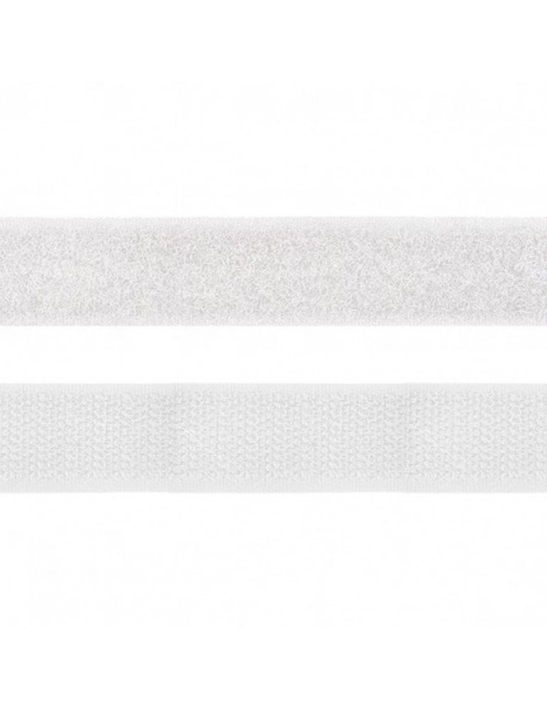Ruban auto-agrippant à coudre blanc mâle/femelle 20 mm Ruban auto-agrippant à coudre blanc mâle/femelle 20 mm