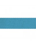 Serge coton 14 mm bleu Serge coton 14 mm bleu