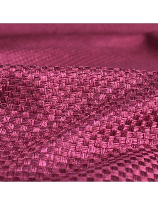 Tissu d'ameublement 100 % polyester rose