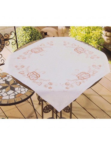Nappe à broder 80x80cm multicolore