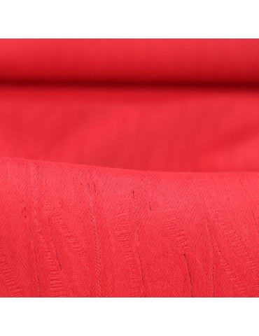 Tissu occultant polyester uni rouge