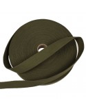 Sangle coton 30 mm vert Sangle coton 30 mm vert