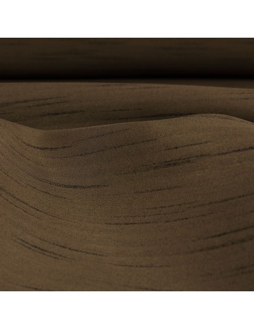 Tissu ameublement occultant 100 % polyester marron